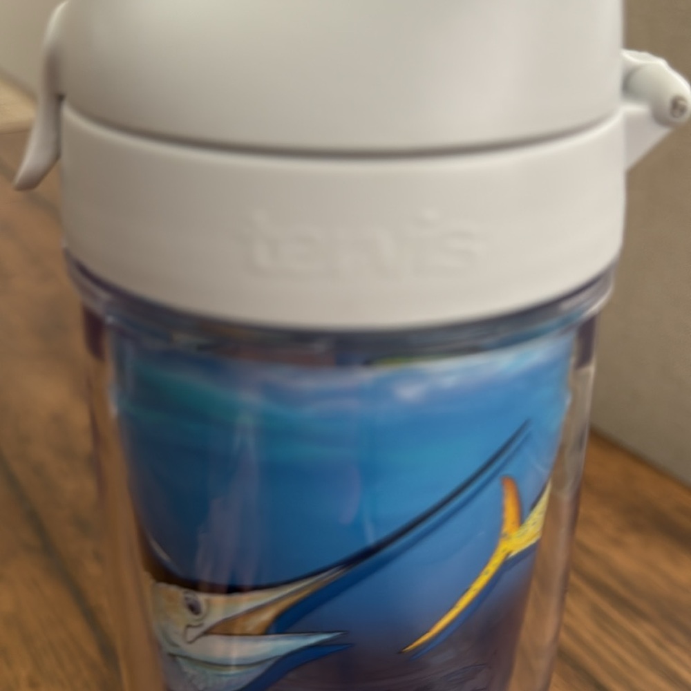 Tervis Guy Harvey Tumbler Insulated Water Bottle Marlin&Other Fish Art 24oz - Picture 7 of 7